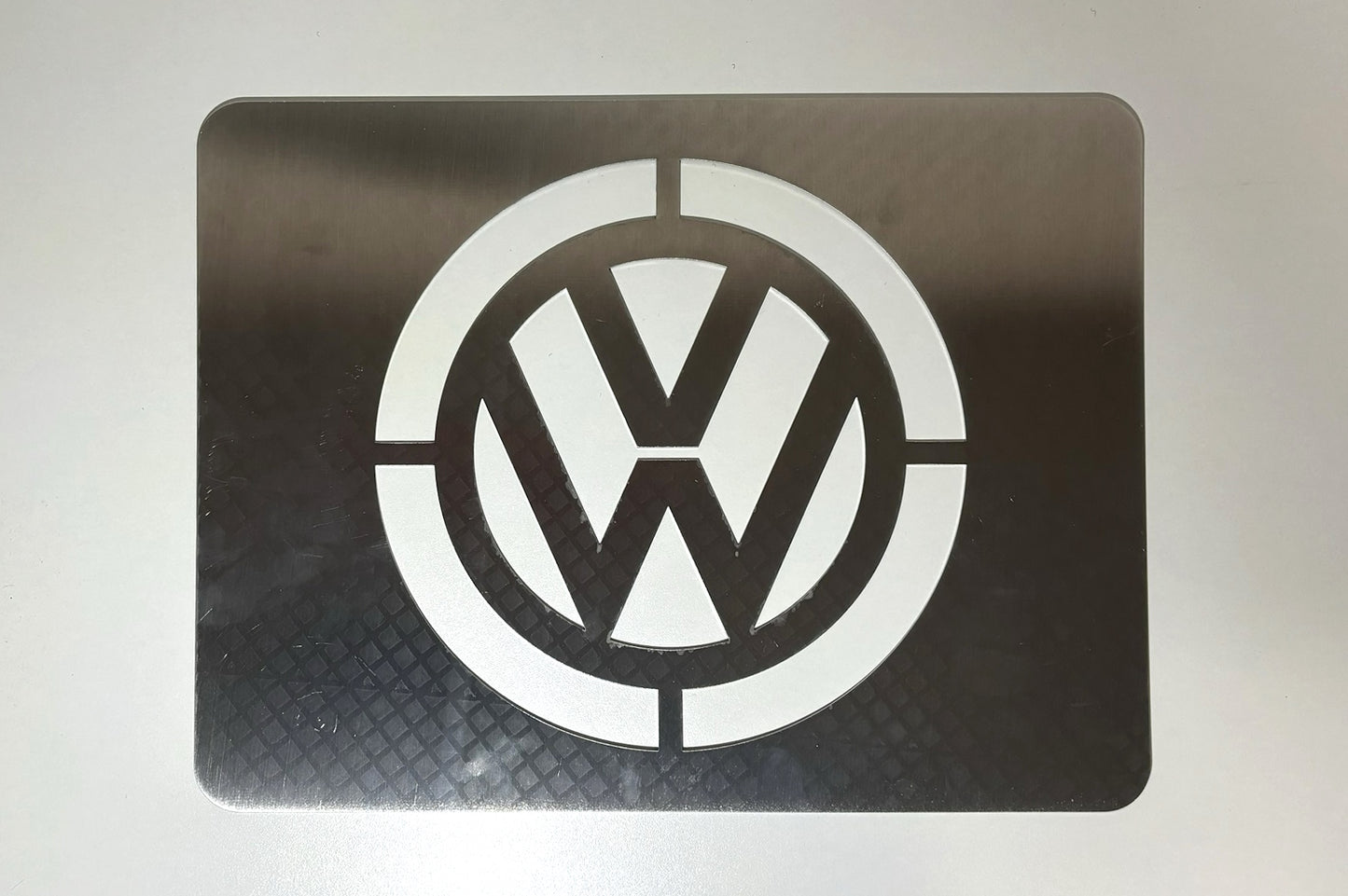 Car Detailing Stencil Aluminium Vroomwagen Logo