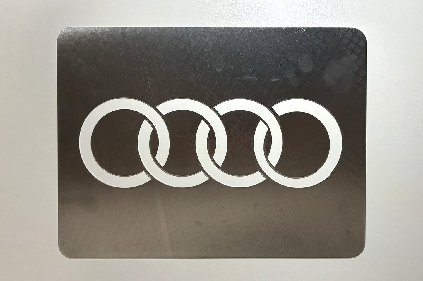 Car Detailing Stencil Aluminium Four Rings Logo