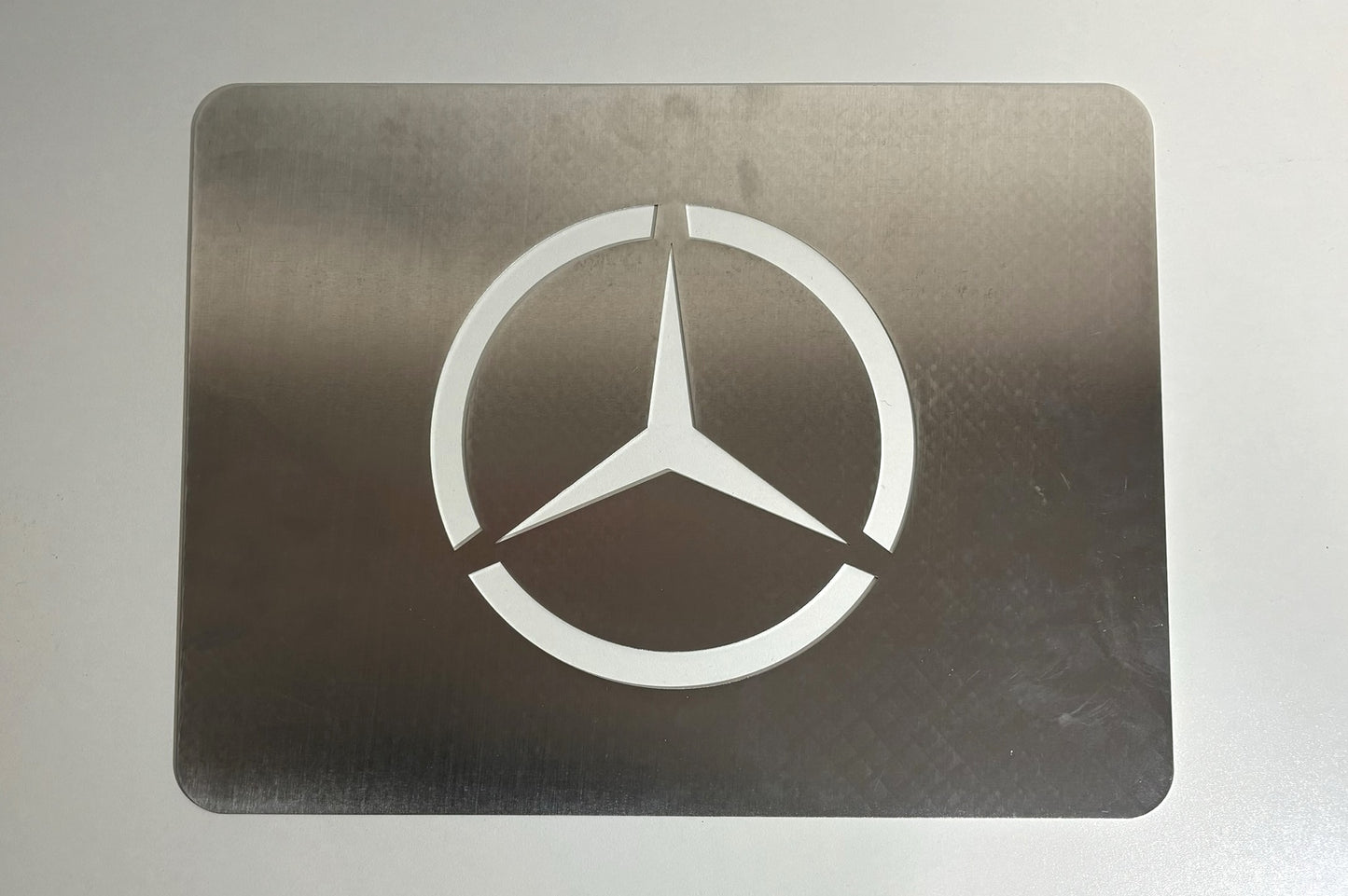 Car Detailing Stencil Aluminium Mercedes Logo