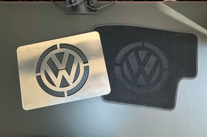 Car Detailing Stencil Aluminium Vroomwagen Logo